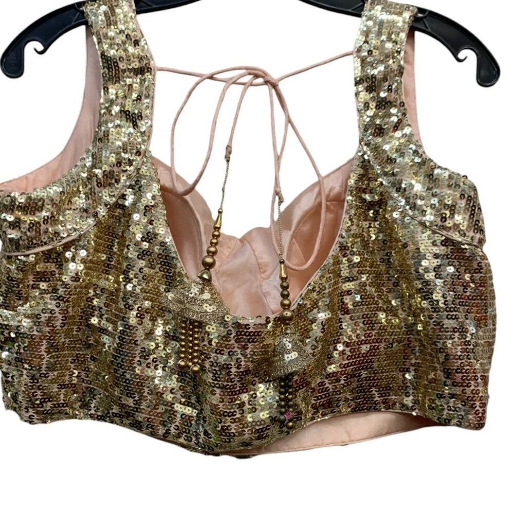 Rose Gold Skirt with Gold‎ Top - Picture 7 of 10